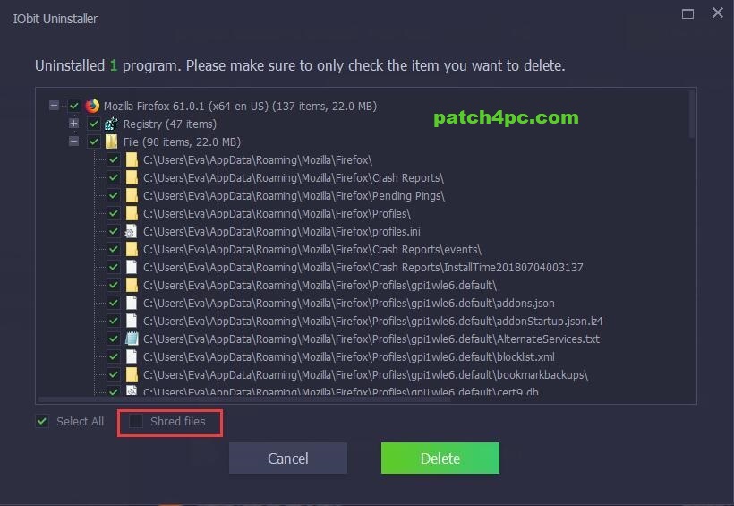 download index of iobit uninstaller pro 12 + patch